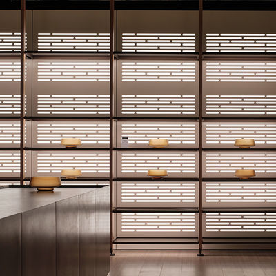 chất lượng  Anodized Aluminium Home Furniture Modular Bookcase Wall System With Led Lights nhà máy sản xuất