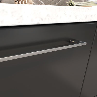 200mm 228mm Matte Black Cabinet Hardware Handle Pulls Bulk