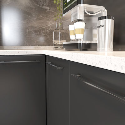 200mm 228mm Matte Black Cabinet Hardware Handle Pulls Bulk