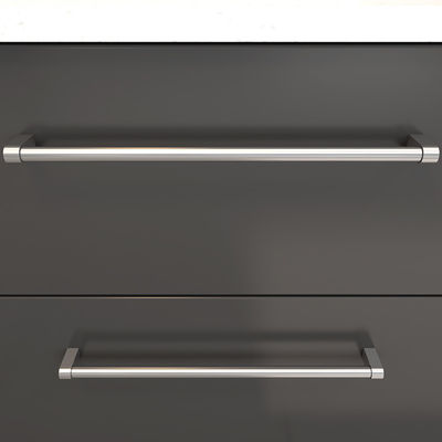 Máy tắm Anodized đen Matte Cầm ngăn tắm Lôi kéo ngăn kéo