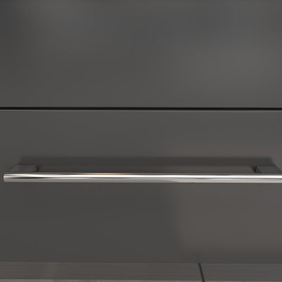 Matte Black Anodized Kệ tay cầm hàng loạt Tủ bếp kéo cho nhà bếp
