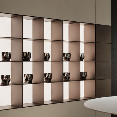 Tùy chọn xây dựng mô-đun Walk In Closet Solid Plywood khung nhôm