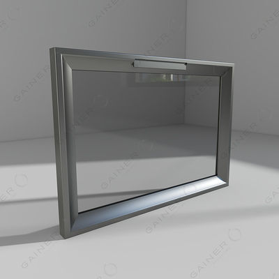 Hỏa chống thấm cửa kính góc Aluminum Modular Cabinet Anodized Finish Cho Nhà bếp
