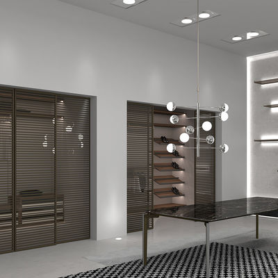 Phân kính nội bộ trượt cửa gấp đôi 96x96 tùy chỉnh