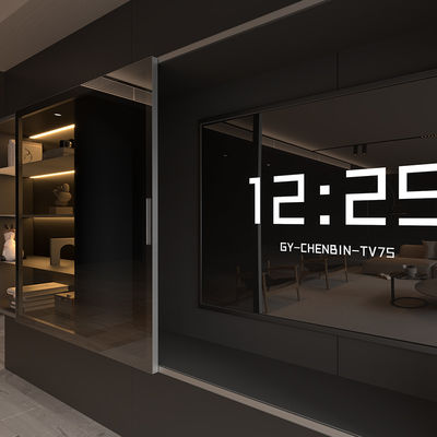 Nhôm Luxury Modern TV Stand Floating Wall Mounted Thiết bị phòng khách tối giản