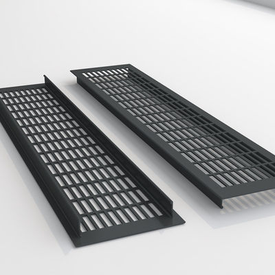 Silver nhôm hợp kim Air Vent Grille 110 * 250mm cho điều hòa không khí trở lại Diffuser không khí