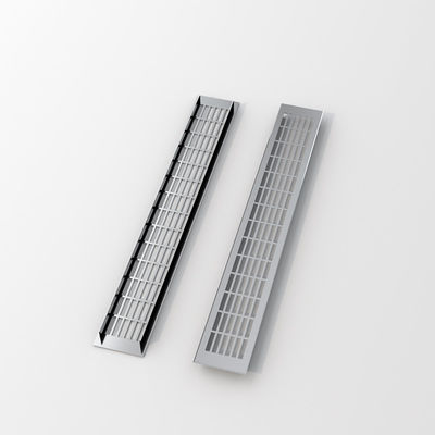 Ống thông gió nhôm Ống thông gió trang trí Professional Air Ventilation Grille Matt Black