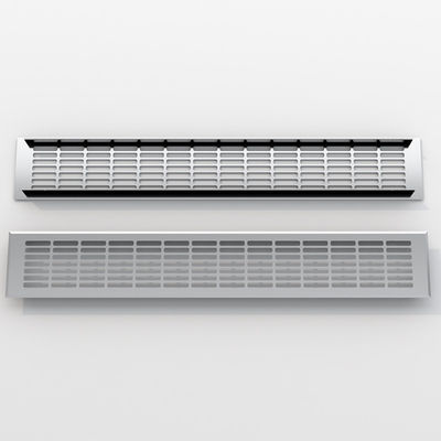Hỗn hợp kim nhôm hình chữ nhật Grills Cover tươi bếp Air Vent Cover