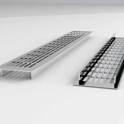80mm Aluminium Profile Cabinet Ventilate Frame Sink Tủ bếp Cabinet Air Grid Được xây dựng trong cửa sổ