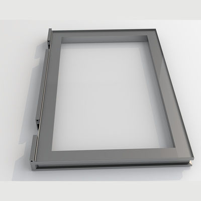 Hiển thị Đứng cửa tủ bếp Hạt nhôm Hạn cửa khung Profile Extrusion Nhà cung cấp